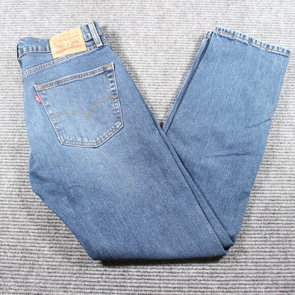 Levi’s 505 Regular Fit Men’s Jeans 31x32 – Mid-Rise Straight Leg, Medium Wash - Picture 1 of 10